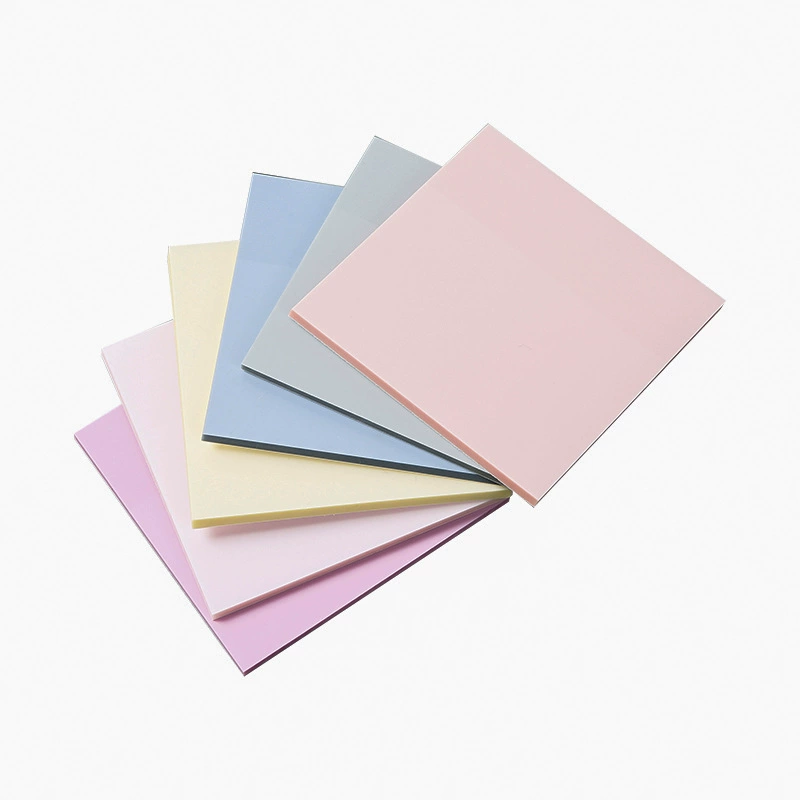 Square Sticky Notes, 75×75 mm, Assorted Cover Colors, School Stationery