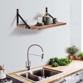 木质壁挂式置物架家用墙上电视机机顶盒摆放架路由器投影仪支架