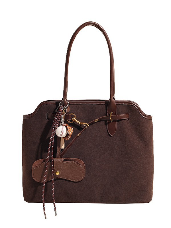 Bolsa de viaje de peluche esmerilada 2025 nuevo retro transfronterizo de gran capacidad de viaje de hombro bolsa