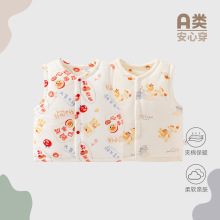 婴儿马甲背心冬季180g加厚纯棉2025宝宝马夹a类儿童内胆坎肩上衣