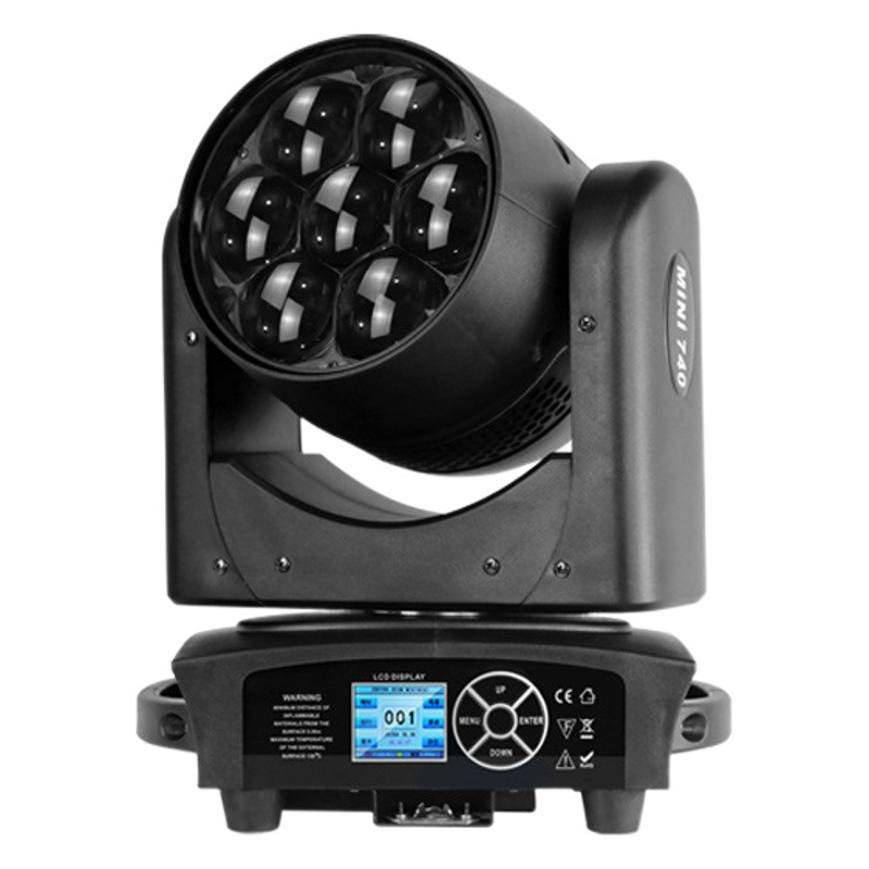 Wenjjing etapa 7 40W gran abeja ojo enfoque sacudiendo la cabeza teñido barra de luz rendimiento de la boda atmósfera efecto de haz de luz