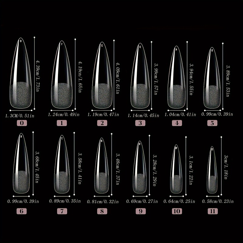240 Long Stiletto Heels X Gel Nail Tips Full Cover XXL Pre-Formed 12 Size Fake Nails Long Stiletto Heels 240 Long Stiletto Heels X Gel Nail Tips Full Cover XXL Pre-Formed 12 Size Fake Nails Long Stiletto Heels