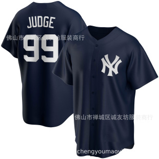 Yankees 99 Dark Blue Judge Baseball Jersey Mlb Baseball Judge Jersey
