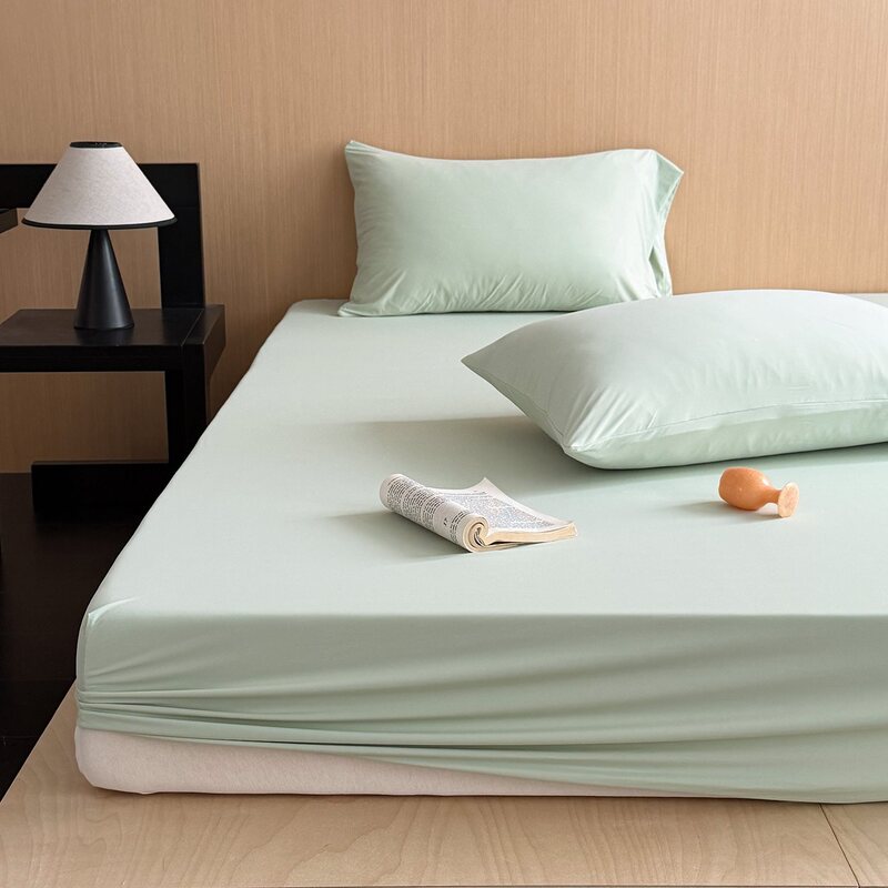 2026 Solid Color Large Cooling Mattress Cover Three-Piece Set, Summer Air-Conditioned Room Cooling Mattress Anti-Dirt Protective Pad 2026 Solid Color Large Cooling Mattress Cover Three-Piece Set, Summer Air-Conditioned Room Cooling Mattress Anti-Dirt Protective Pad