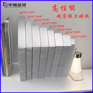 Strong magnetic N38H square Magnet Sheet ultra-thin leather holster flat ipad high temperature magnet round wholesale