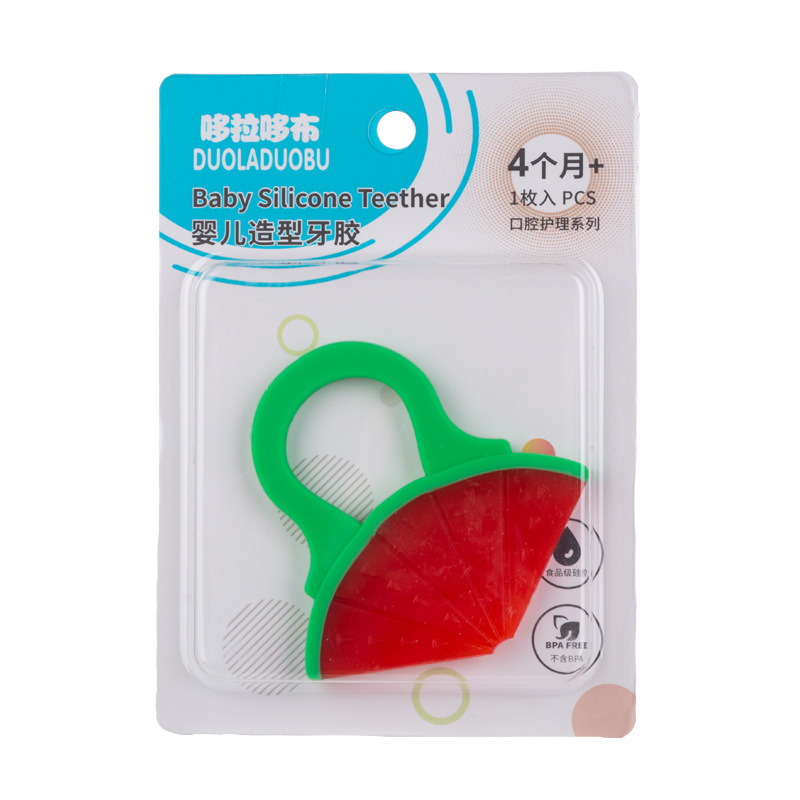 Dorado cloth baby full silicone fruit teether cute shape teether baby teether 6030