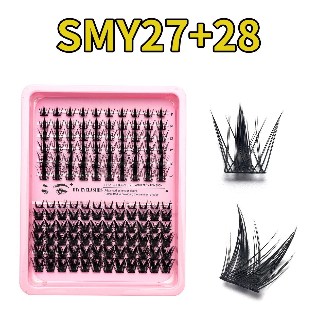 DIY transfronterizo pestañas falsas Europa y América Amazon estación independiente venta caliente segmento de flores de cabello comercio exterior fábrica al por mayor