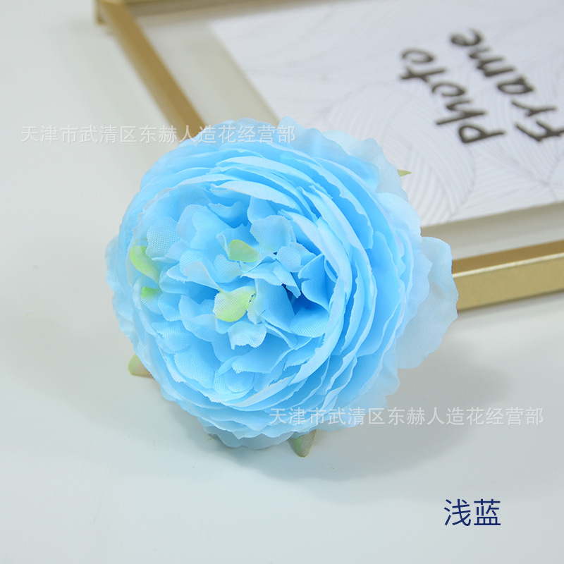 ヨーロッパ式のシミュレーション洋牡丹の花の頭の結婚祝いの花の壁の路は生け花のシミュレーションの植物の家の装飾を導いて花を配合します。|undefined