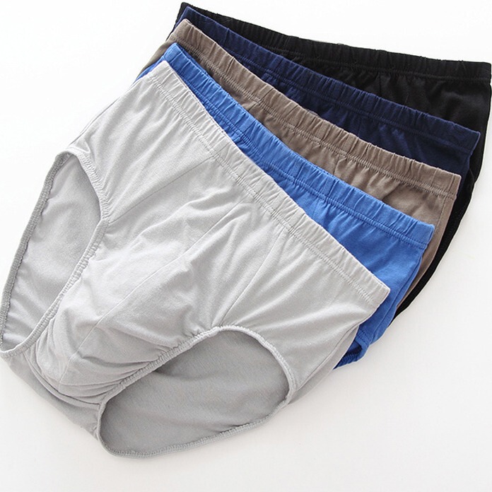High Waist Triangle Underpants for Middle-aged and Elderly Men's Extra Large Size Underpants Dad Grandpa Pure Cotton Fat Loose Underpants High Waist Triangle Underpants for Middle-aged and Elderly Men's Extra Large Size Underpants Dad Grandpa Pure Cotton Fat Loose Underpants