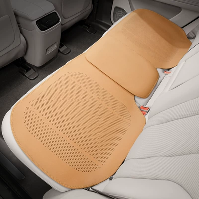 Comfortable, Full-Cover Seat Covers, Seat cushion, seat cover - cognac-color-nappa-breathable-full-surround-rear-seat-cushion