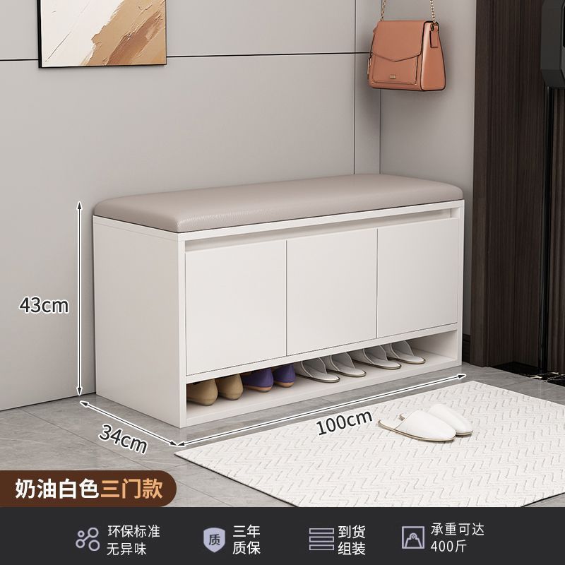 换鞋凳家用入户门口可坐鞋柜坐凳一体小鞋架轻奢高级感进门穿鞋凳|undefined