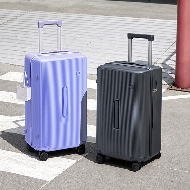 Macaron luggage for women, high aesthetic value, 2026 new model, durable PC travel suitcase, large capacity, password lock case Macaron luggage for women, high aesthetic value, 2026 new model, durable PC travel suitcase, large capacity, password lock case