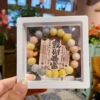 Yellow macaron bracelet (carton box)