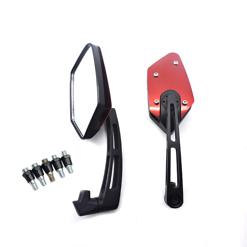 Cross-Border Best-Selling Item: Electric Vehicle Rearview Mirror, Scooter Reflector, Motorcycle Modified Reversing Mirror with 5 Screws