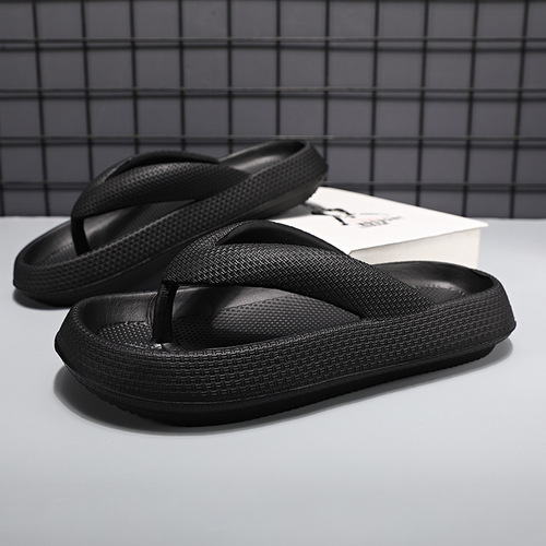 Summer thick-soled flip-flops for men to wear at home, non-slip slippers for summer, flip-flops for outdoor wear