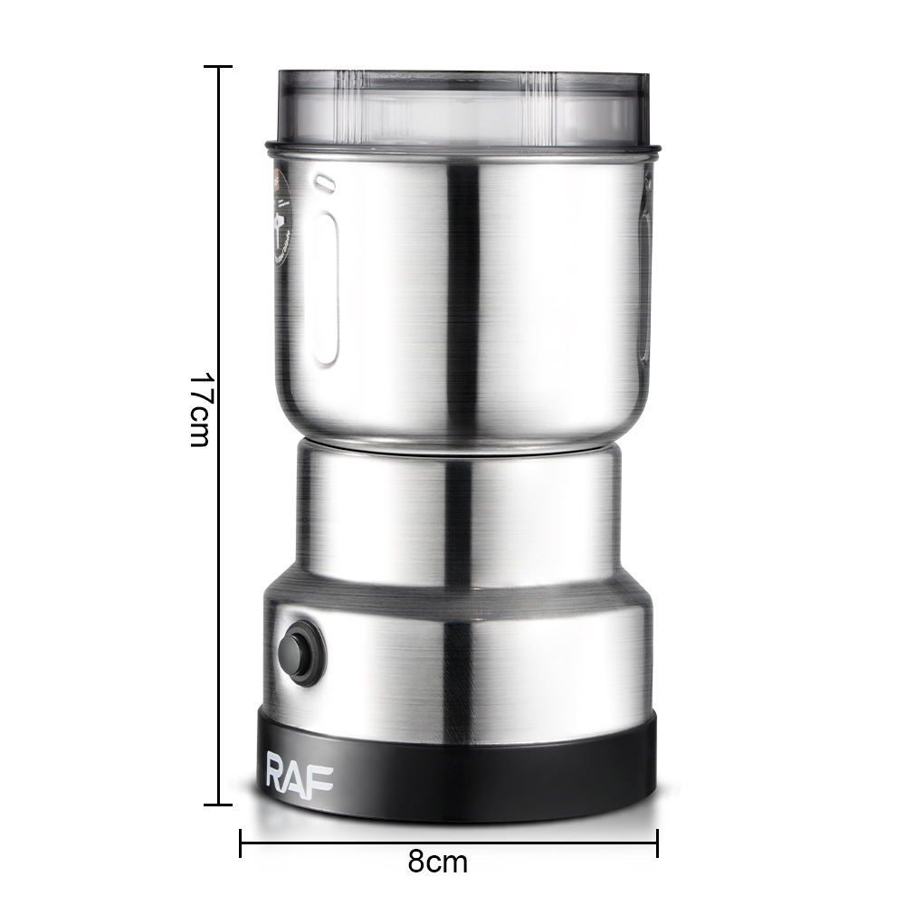 RAF Cross Border Electric Dry Grinder Household Lightweight Cup Portable Coffee Bean Ur Grinding R.7114_voghion.com