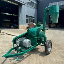 小型园林绿化树枝粉碎机 干湿果园碎枝机 多功能木材边角料破碎机