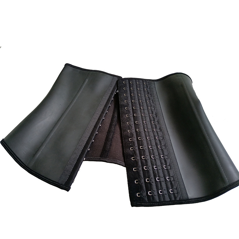 Amazon cintura Trainer 9 hueso brillante látex 4 breasted corsé goma vientre contratación deportes corsé cinturón