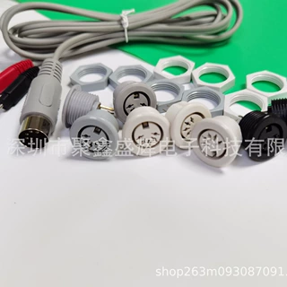 厂家现货供应大D5P塑胶插座 5P插座 五芯插座 理疗仪插座