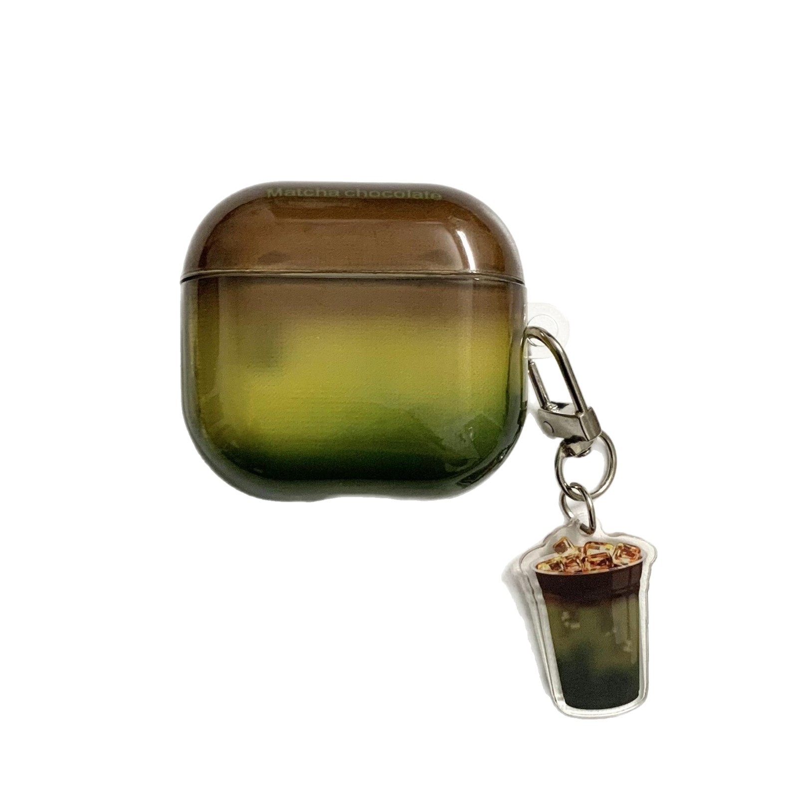 Funda para auriculares de cuarta generación marrón verdoso degradado simple para auriculares estilo retro para Apple 1/2 generación funda protectora para auriculares pro2