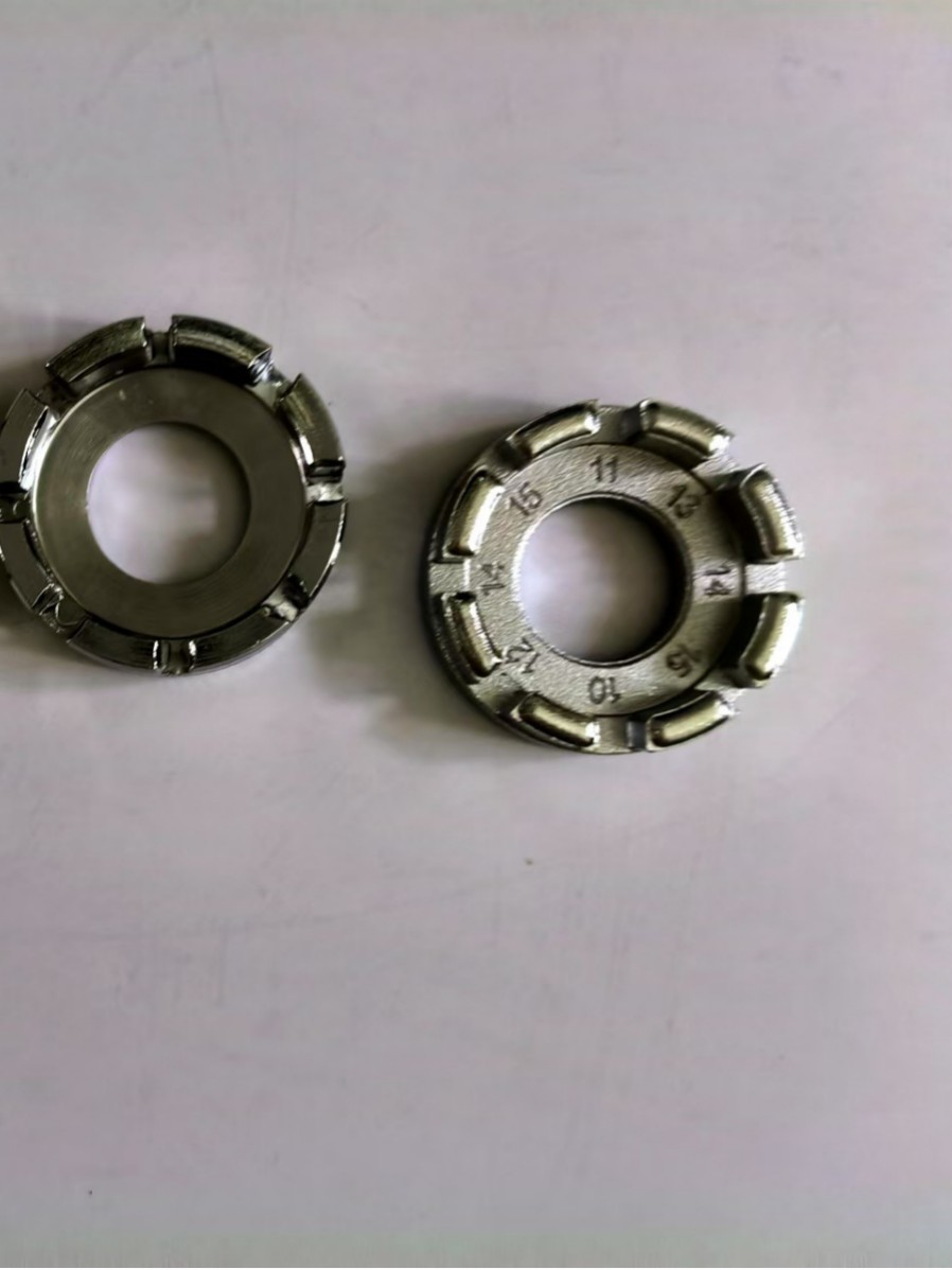 Llave de bicicletas de radio, herramienta de ajuste de anillo de carretera de bicicleta de montaña, 8 puertos, llave de alambre de acero multipuerto, reparación de anillo de acero