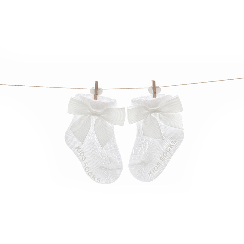 21 nuevos calcetines de los niños españoles del verano de malla de algodón peinado fino calcetines cortos de princesa