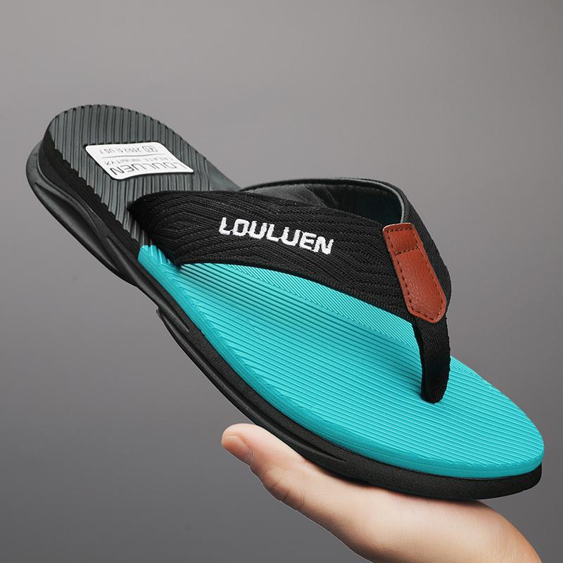 Chanclas para hombre 2025 verano nuevo estilo de gran tamaño antideslizante al aire libre chanclas sandalias y zapatillas de playa casuales para hombre