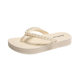 Pearl Flip-Flops Women's Summer Wear Clip-toe Sandals French Low Heel Beach Roman Niche New Sandals