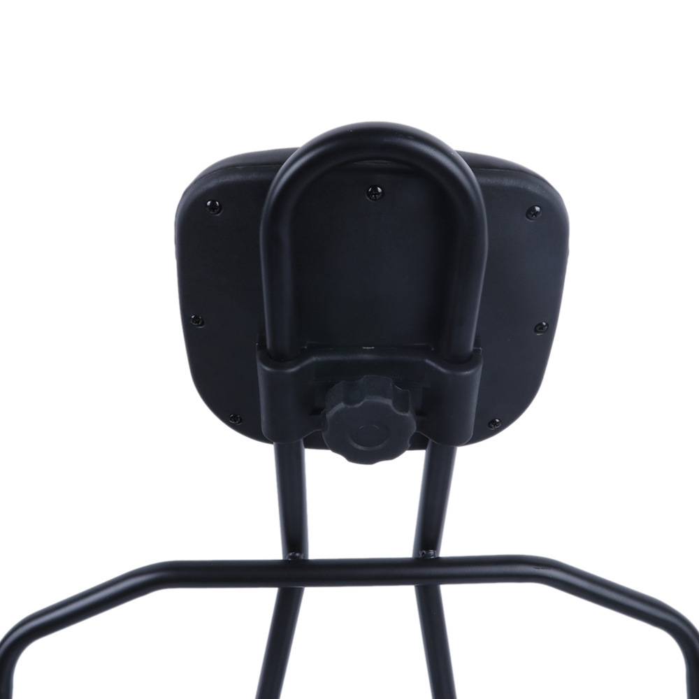 Electric Vehicle Black Knight Backrest-Style Steel Delivery Rack, Iron Vehicle-Mounted Rack, Can Hold Delivery Boxes, Rear Rack