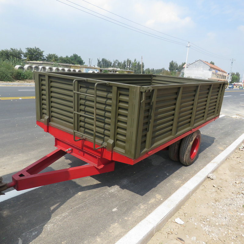 厂家供应 运输平板拖车农用拖车 半挂装卸液压拖车 平板农用拖车