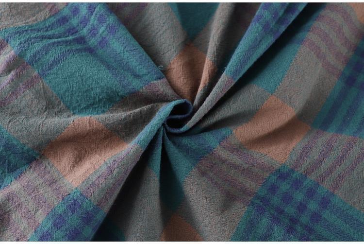 476g Weight Long Sleeve Sleeve Length Single Breasted Placket Type Regular Sleeve Sleeve Type Polyester, Polyester Fabric Type Mid-Length (65cm <Length ≤ 80cm) Top Length Cardigan, Shirt Tops Type Shirt Collar Neckline Loose Fit Type Lattice Pattern Temperament Commuter, Commute style Style Casual Plaid Shirt Women's Midi Loose New Style Plus Size Long Sleeve Top Trendy Spring Autumn 2025 New Arrival 12