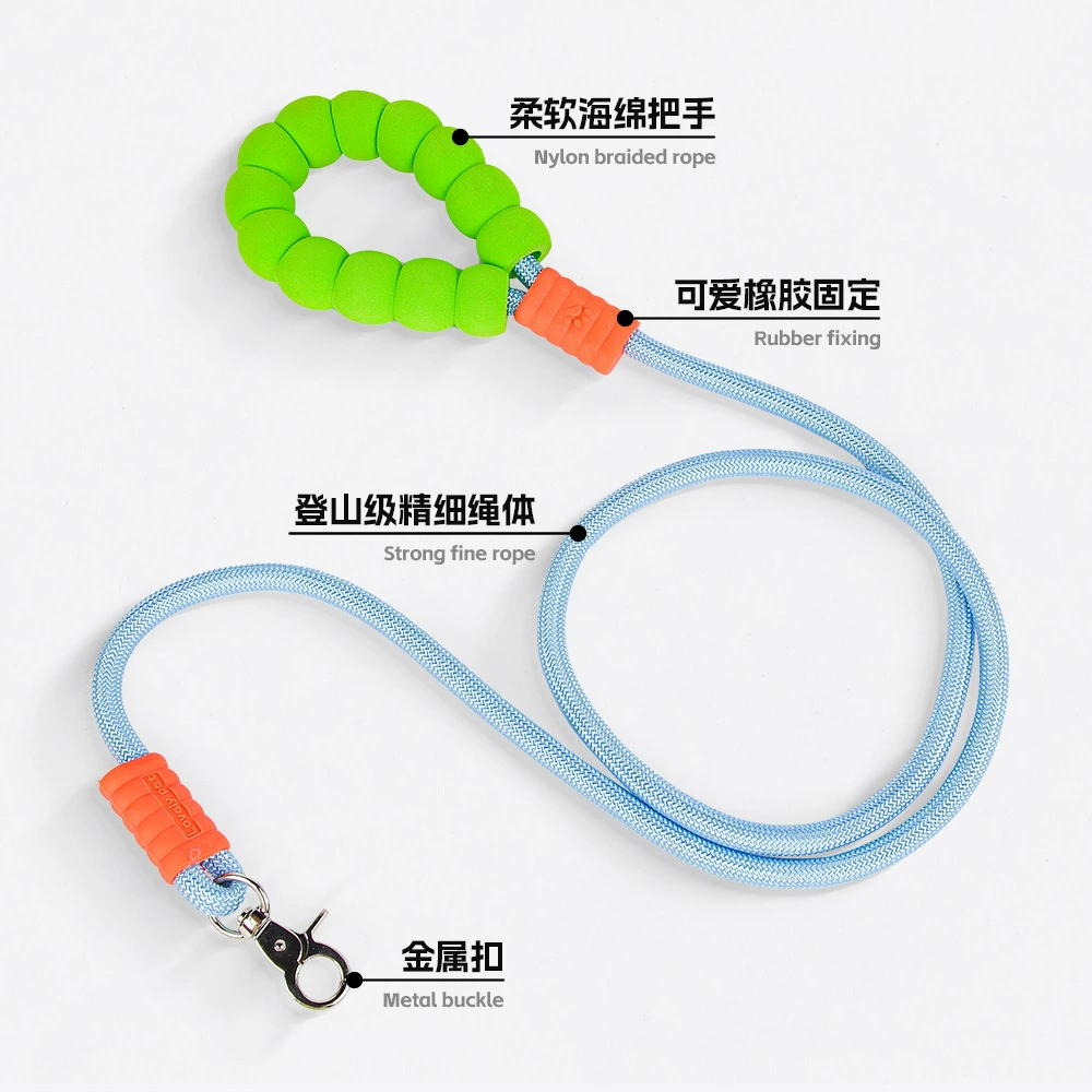 Поводок для собак из пузырчатого хлопка, поводок для прогулок, поводок для щенков, цветной, в стиле колор-блок, оптовая продажа, выдвижной дизайн