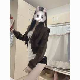 现货秋冬拉德高级小个子复古2025夹克上衣新款美式外贸零售批发