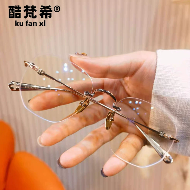 Retro glasses for elderly, reading, for middle age, high-quality style