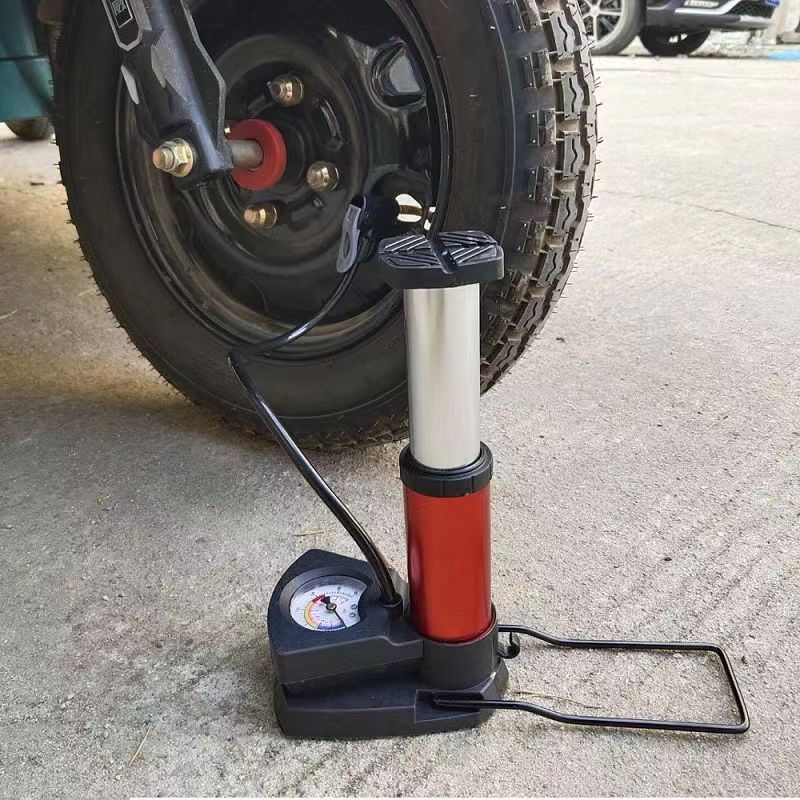 Factory direct sales of foot-operated high-pressure air pumps, bicycle air pumps, household electric bikes, electric bikes, motorcycles and basketballs pic 11