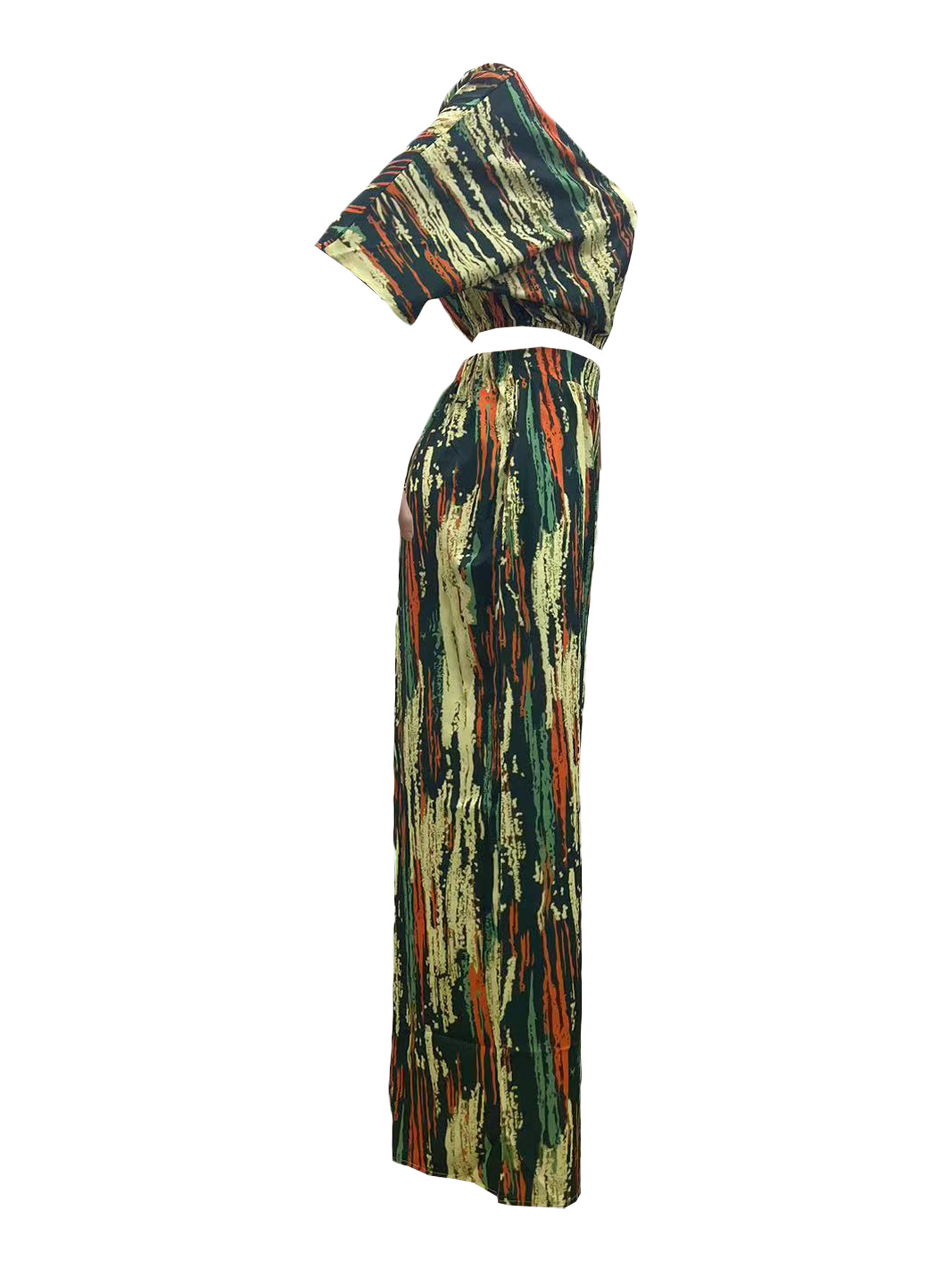 309g Weight 3/4 Length Sleeve Sleeve Length Spandex, Polyester Fabric Type Pant Co-ord Set Sets Type 2 Pieces Set Quantity Casual, Holiday Occasion V Neck Neckline Loose Fit Type Abstract, Color Block Pattern Summer, Spring Season Women's Gender Printing Design Vacation, Streetwear Style Casual Holiday Women's Vacation Streetwear Abstract Color Block Spandex Polyester Printing Pant Co-ord Set Pants Sets 33