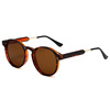 Retro trend sunglasses, universal glasses solar-powered suitable for men and women, European style, wholesale