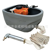 全成小型便携式汽油挖藕机价格手提船式汽油水泵漂浮式船式喷灌机