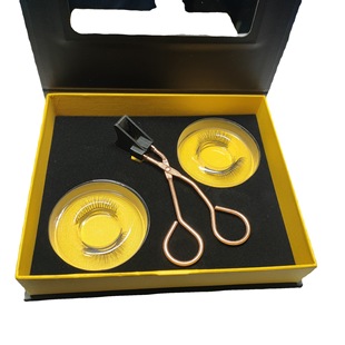 Handmade glue-free magnetic false eyelashes two pairs of manufacturers supply thick curled false eyelashes combination