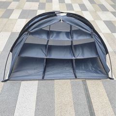 国境を越えた新しいアウトドアディナー収納キャビネットキャンプ靴キャビネット靴ラックテント折りたたみ式9コンパートメント収納ポータブルキャビネット