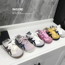 儿童鞋2025早秋款男女童阿甘鞋时尚中小童轻便学生简约真皮运动鞋