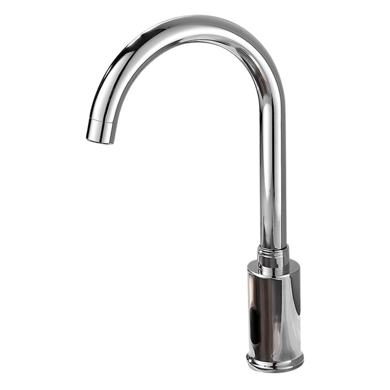 Intelligent automatic induction faucet hot and cold single cold infrared faucet basin wash basin rotatable commercial