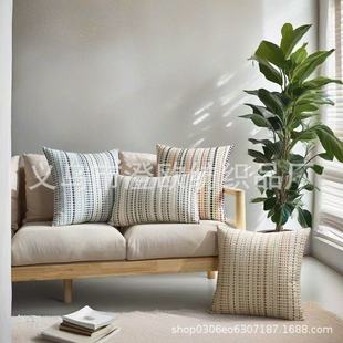 Factory new Nordic simple ins wind pillow case living room sofa cushion cushion pillow bedside waist pillow wholesale