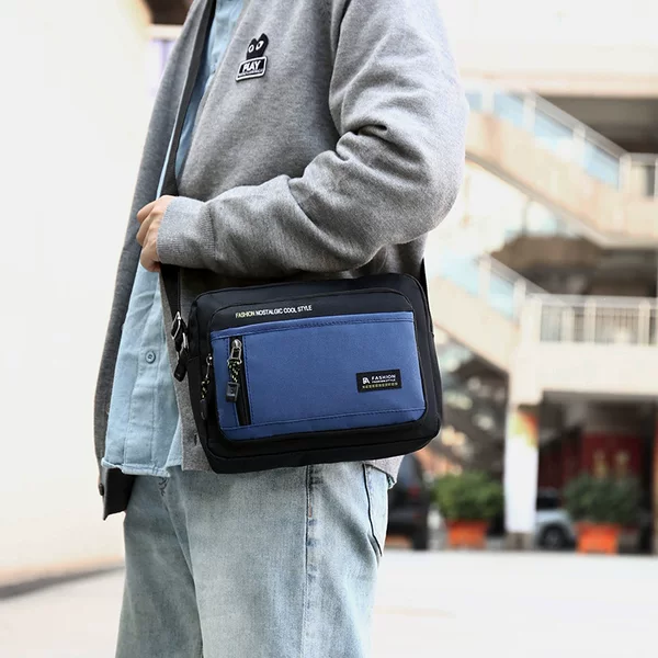 Large capacity casual messenger bag Oxford canvas business satchel new shoulder bag cross-border foreign trade a generation of men