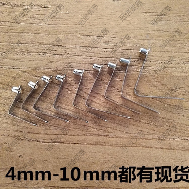 3-10弹簧片伸缩管内型定位弹片实心弹珠空心单头铆接弹扣
