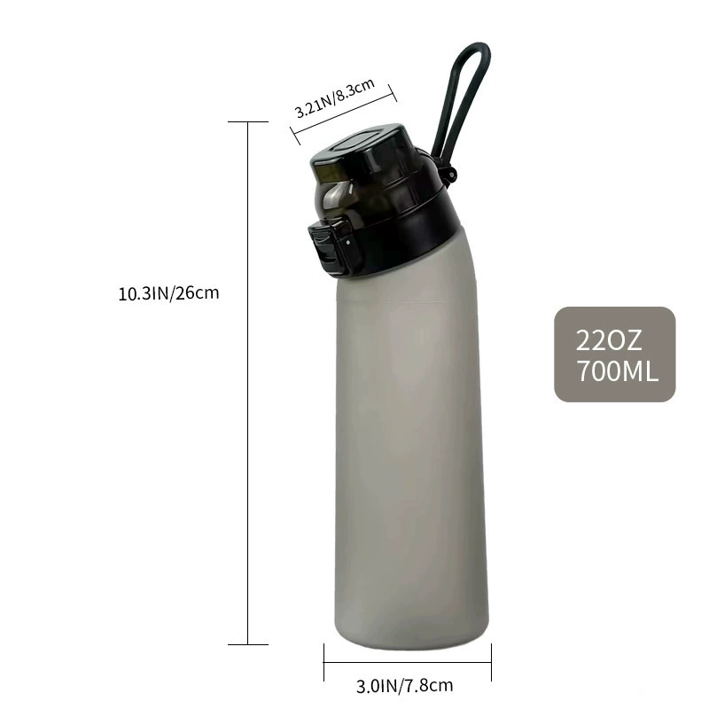 Sports Water Bottle Amazon 650 ml, Flip Lid with Carry Strap, Fruit Design Colors