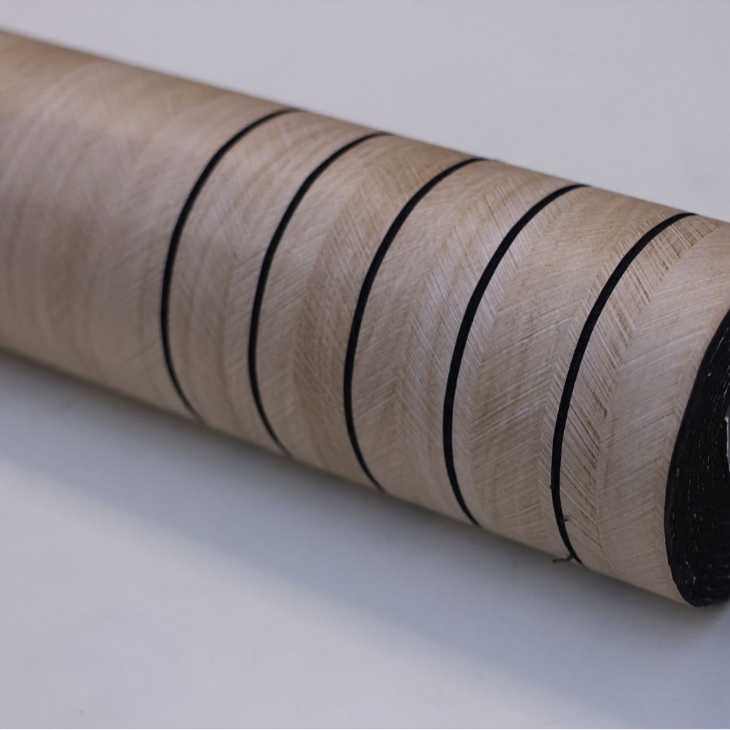 가벼운 나무 물고기 뼈 패턴 (타일 + 홈) [방수 디자인]