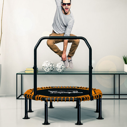 Trampoline adult gym home use yoga trampoline indoor trampoline bounce jumping bed manufacturer wholesale