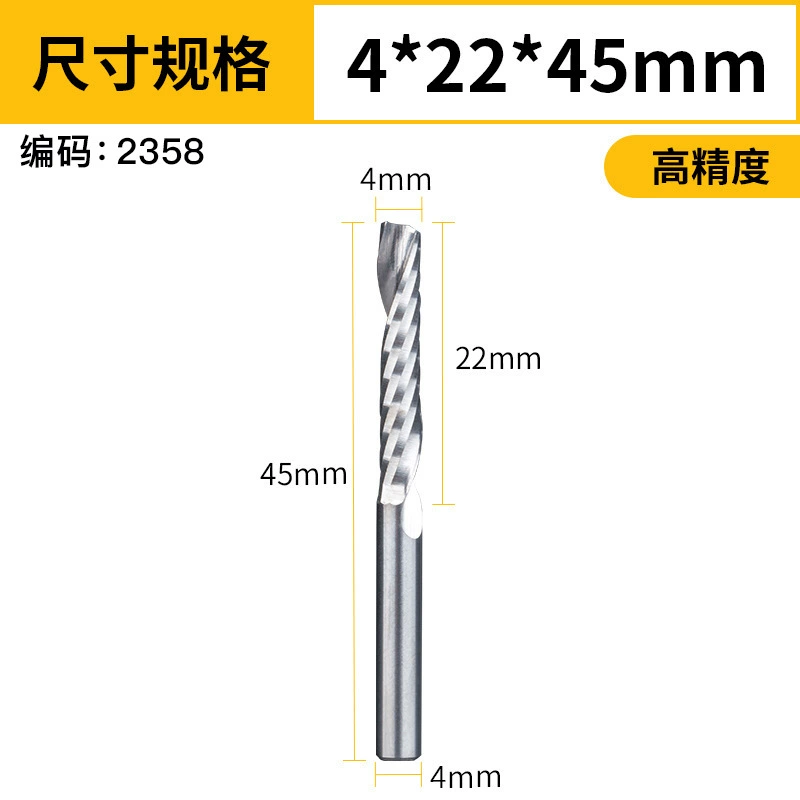 Acrylic drill PVC 3.175 мм, сталь вольфам/Tungsten steel