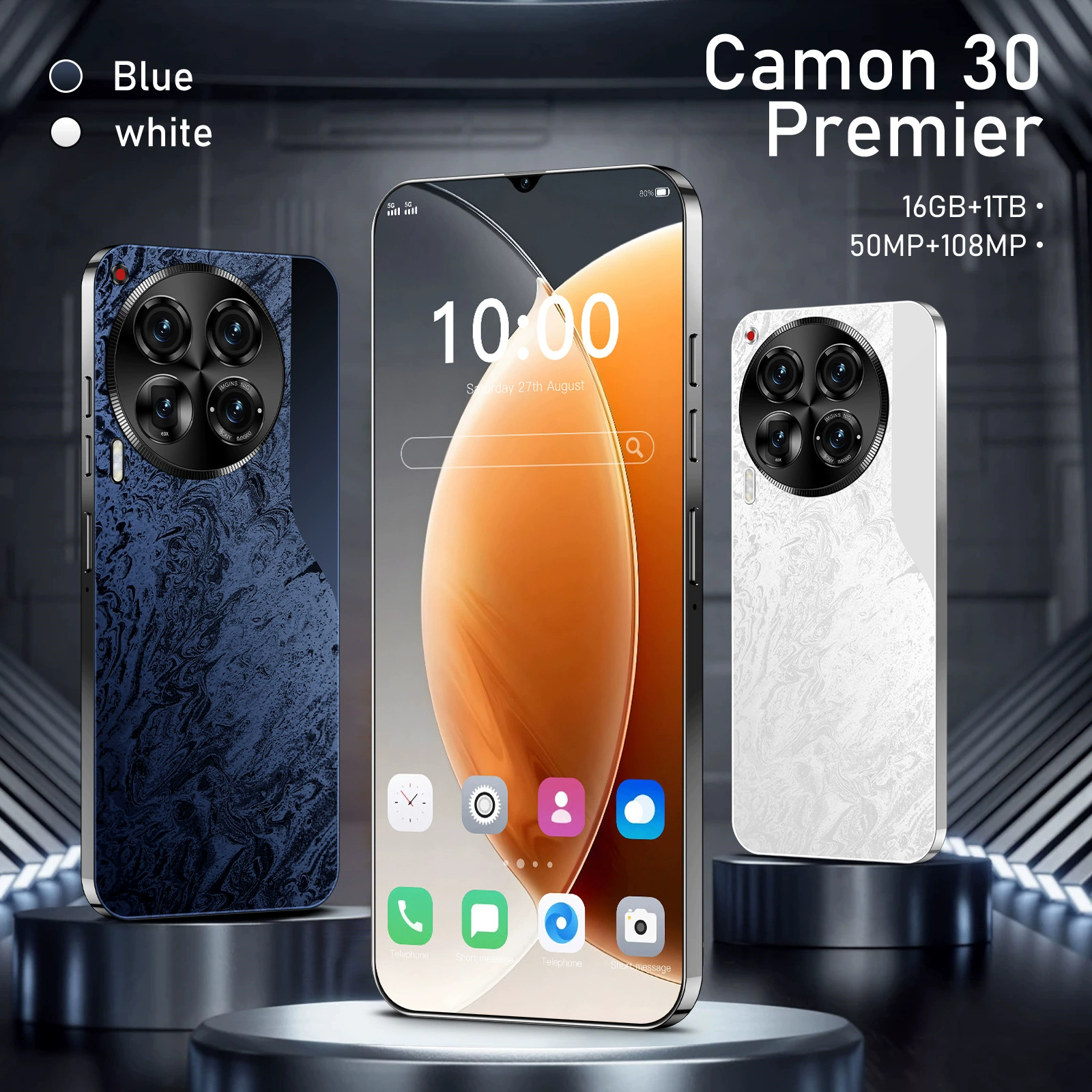 Новое смартфон 2024 года Camon 30 для внешней торговли исключительно для кросс-бордер 5G мобильный телефон 16+1T завод источник оптовая цена